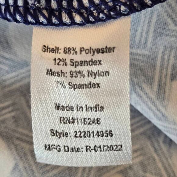 Cabana Life Talbots Womens Long Sleeve Athletic Sun Protection Top Medium - Picture 10 of 11